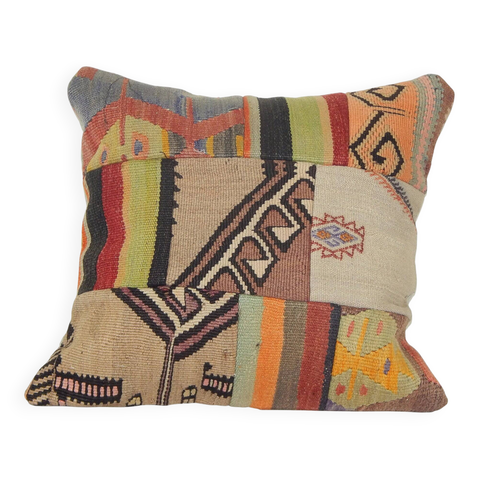 Vintage kilim cushion cover 51x51 cm