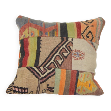 Housse de coussin kilim vintage 51x51 cm