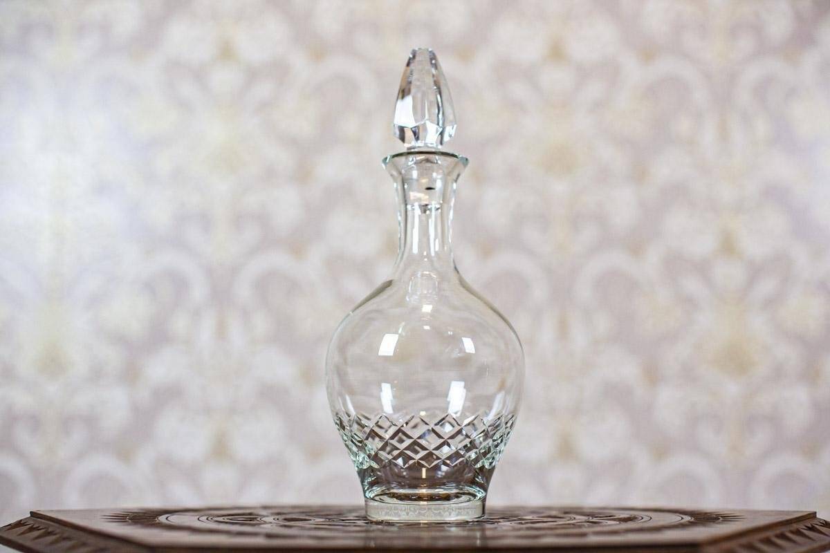 Vintage Crystal Liquor Decanter, 1930s
