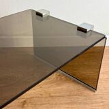 Glass coffee table from the 70s