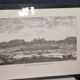 Gravure ancienne architecture et jardin