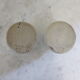 2 old sandstone pots stamped turnay paris