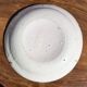 Grand Feu earthenware plate, Manganese decoration - 18th century