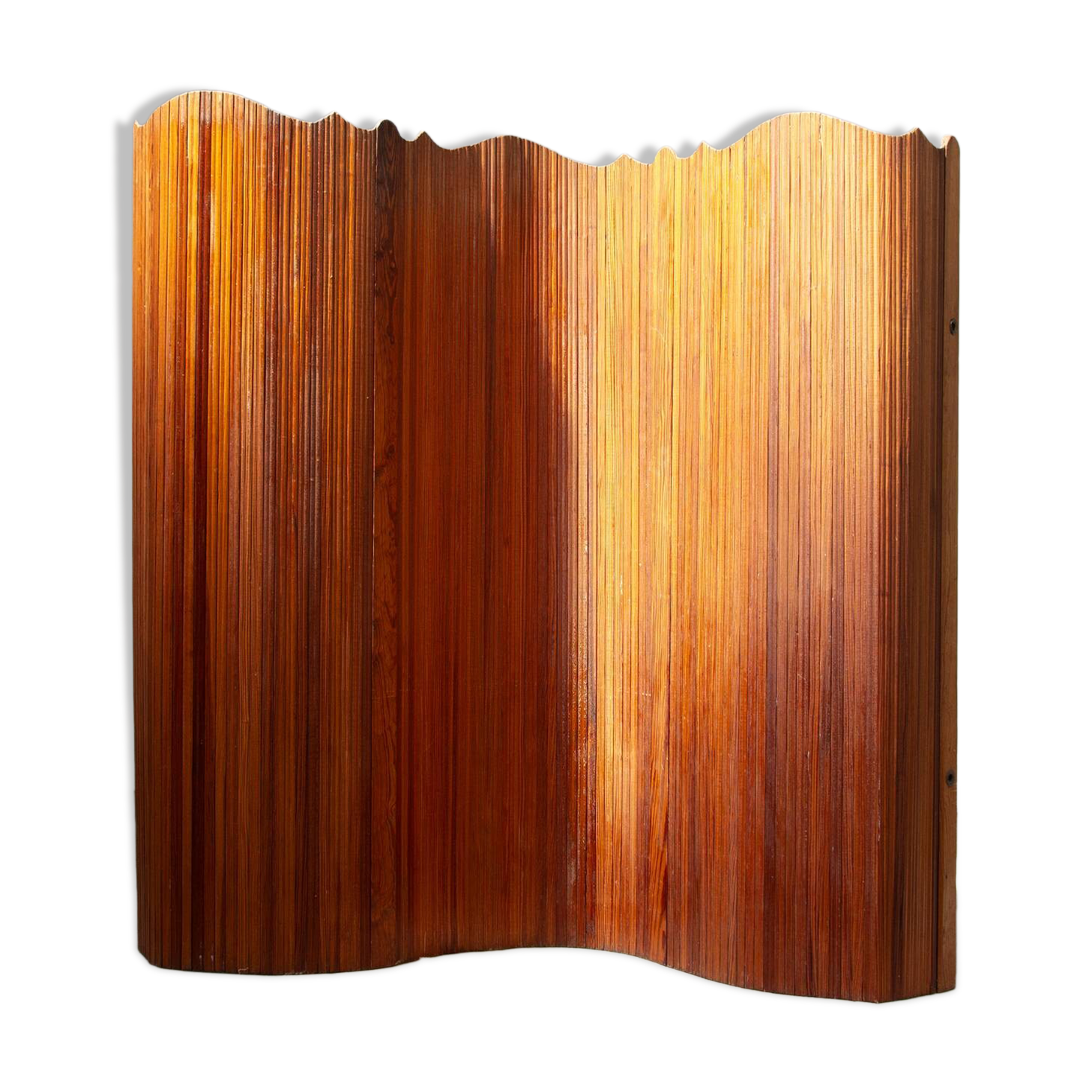 1950s "Waves" screen in Oregon pine