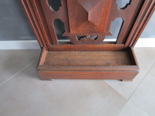 Porte-parapluies ancien en chêne