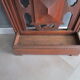 Antique oak umbrella stand