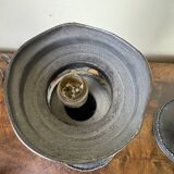 Japan Meiji period: Pair of patinated bronze candlesticks circa 1880