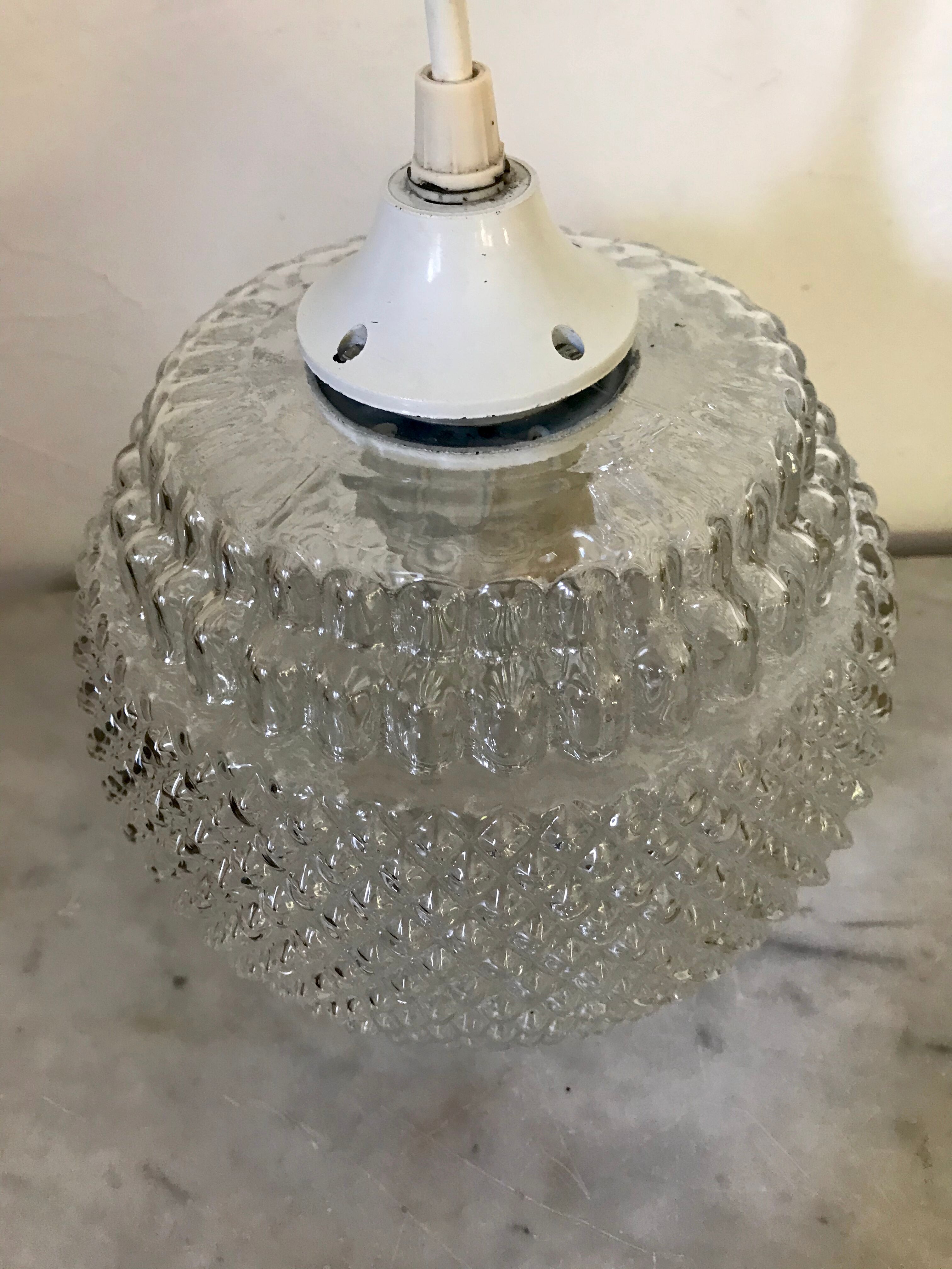 Vintage glass hanging