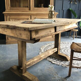 Folk art style work table