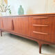 Vintage teak enfilade from the 1960s.