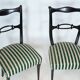 Mid-Century set of six dining chairs attributed to Paolo Buffa. Italy 1950s