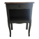 Louis XV bedside table revamped in solid oak and sage green/grey green.
