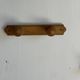 Small coat hook with two round button hooks in pine H5