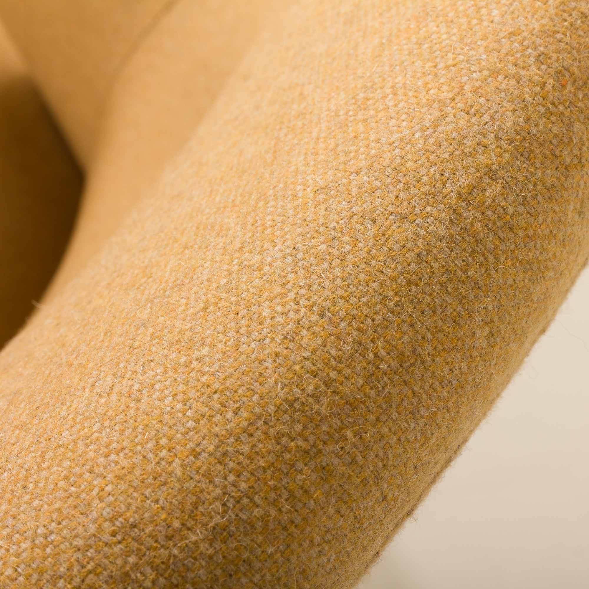 Scandinavian mid century lounge chairs in teak and wool, set of 2, 1960s