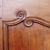 Pair of solid oak doors