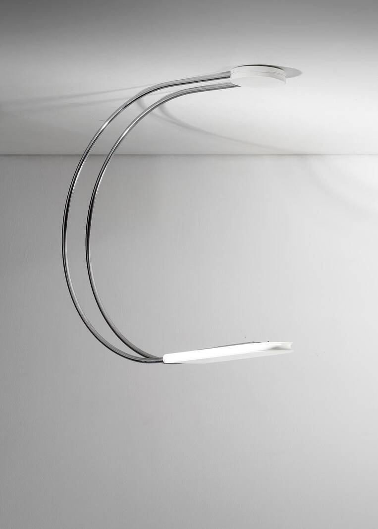 Rare Gesto ceiling light designed by Bruno Gecchelin for Skipper, 1970