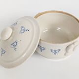 Set of 2 vintage ceramic terrines from Saint-Uze, Art Deco.