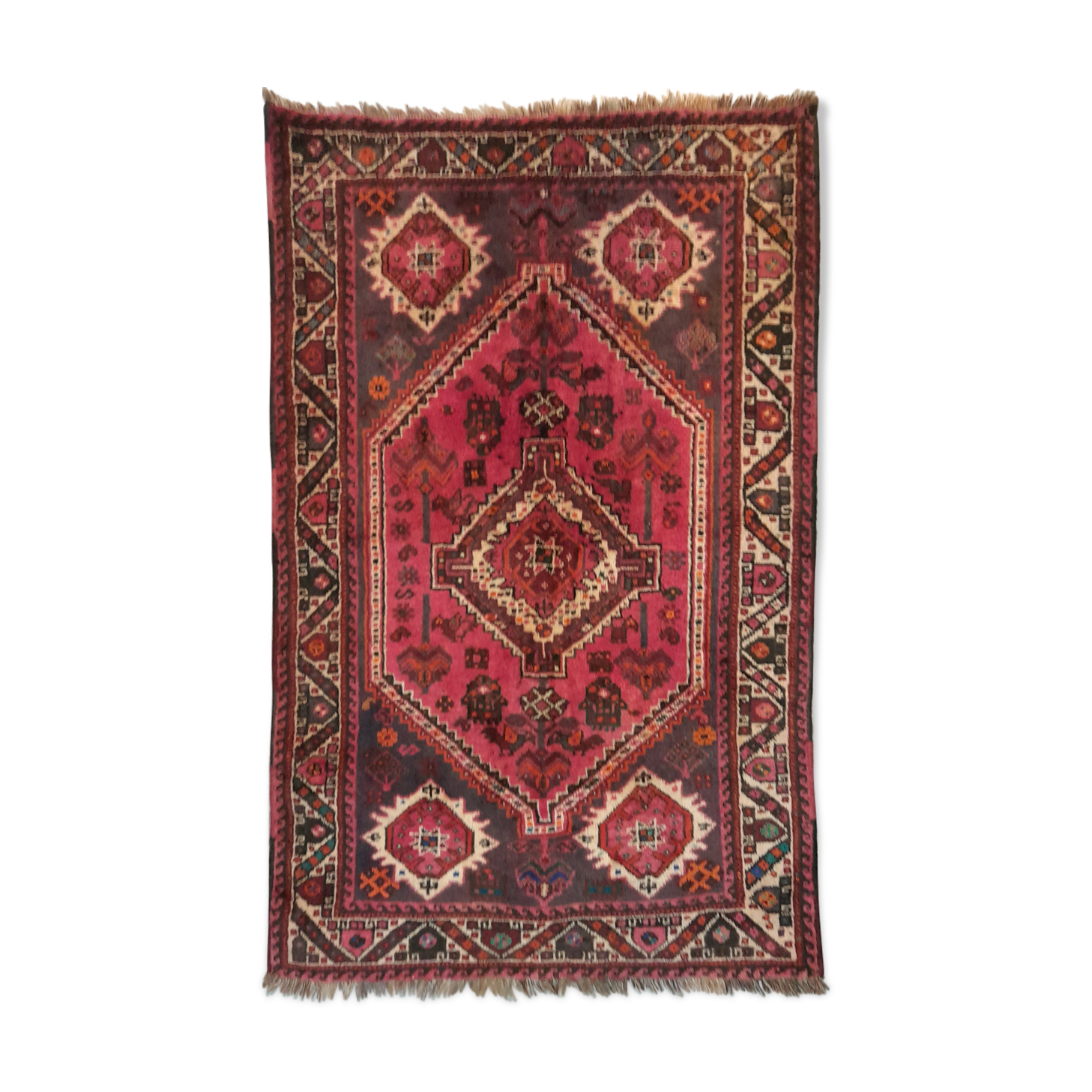 Hand knotted shiraz mat 172x112 cm