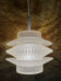 Vintage plastic lamp, space age, op art, 1960s / 1970s