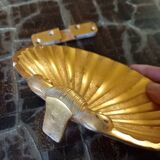 Vintage gilded bronze shell or shell pocket emptier