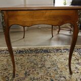 Wooden desk and gilding