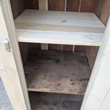 Small wardrobe in natural wood