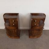 Pair of Art Deco bedside tables