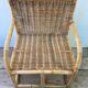 Ancient child rattan armchair 60s