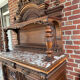 Desserte - Buffet ancien en noyer Henri II XIXeme