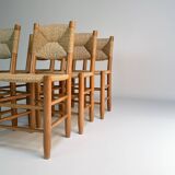 Set of 6 Charlotte Perriand chairs