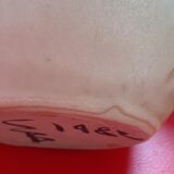 Vase rond en grès années 80