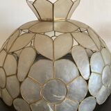 Tiffany style mother-of-pearl pendant light