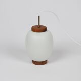 Danish vintage pendant lamp Kina by Bent Karlby, Lyfa, 1946