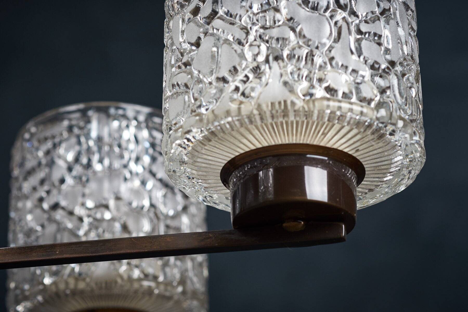 Lustre by Carl Fagerlund for Orrefors, 1950s