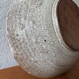 Large glazed stoneware bowl from the 60s