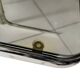 Vintage 1970s side table in smoked glass and chrome.