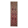 1970s Vintage Turkish Oushak Handmade Wool Cotton Pink Runner Rug 115x451