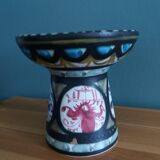 Candlestick holder signed André L'Helguen Keraluc Quimper
