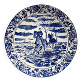 Large plate Delft Blue