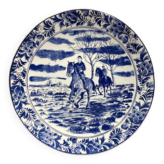 Large plate Delft Blue