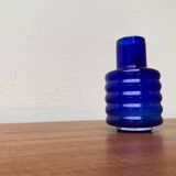 Glass vase from the GDR, mid-century from Veb Glaswerk Harz Derenburg, 1960s.