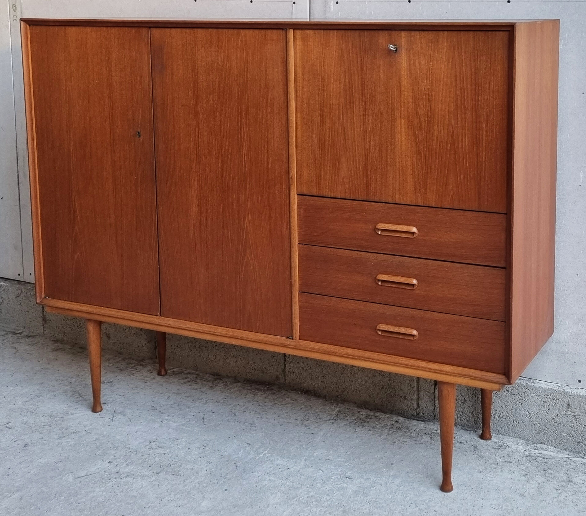 Buffet, Scandinavian enfilade, made in Denmark, vintage, 60s