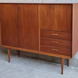 Buffet, Scandinavian enfilade, made in Denmark, vintage, 60s