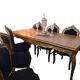 Table + 6 baroque chairs