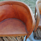 Paire de fauteuils "Mexican Equipale pigskin chair"