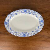 Antique Louis XVI Oval Dish, BFK, Belgium