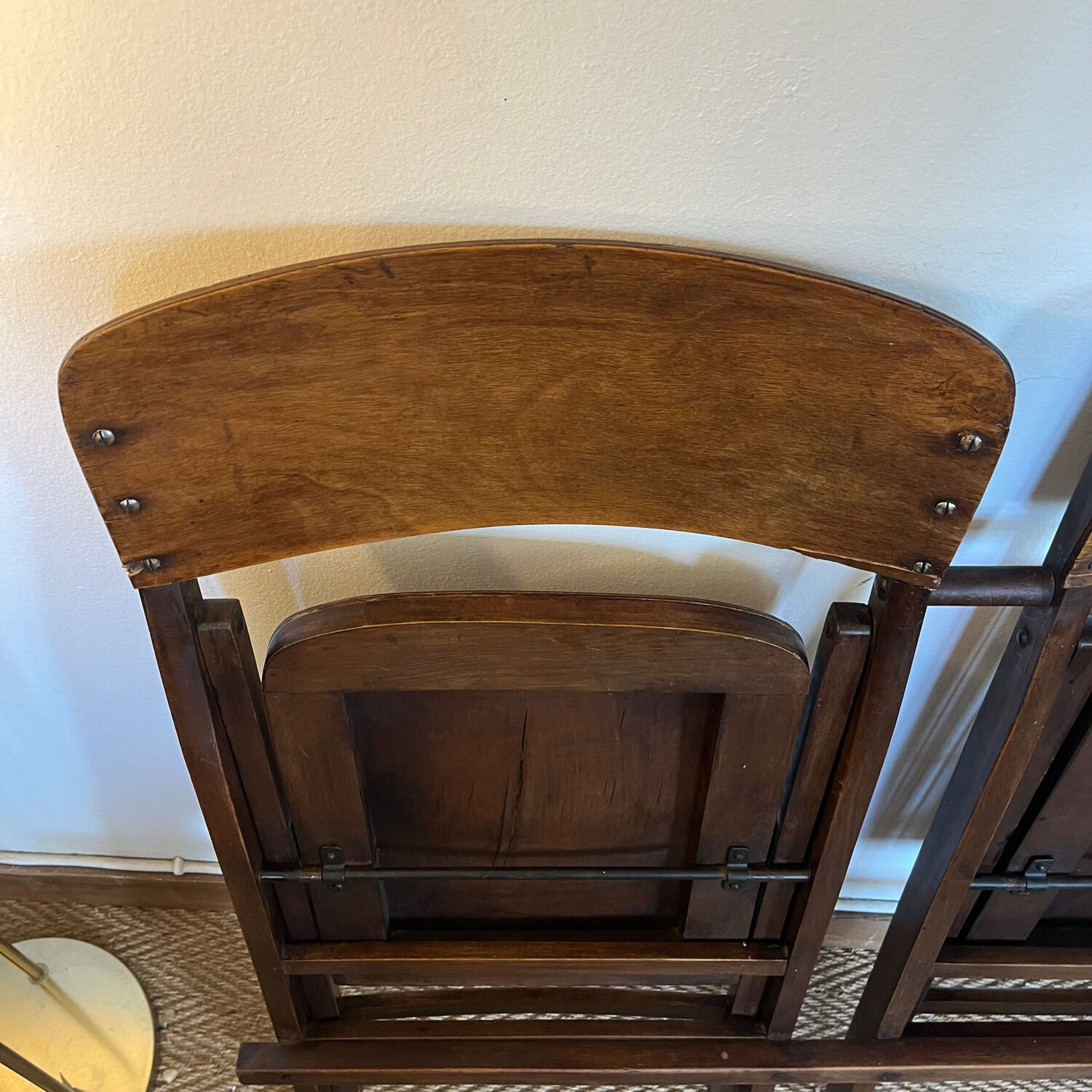 Old cinema bench circa 1940