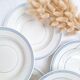 Deep plates / Salad plates St Amand blue