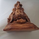 Carved saddle