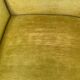 Fauteuil italien jaune moutarde style Mid-Century